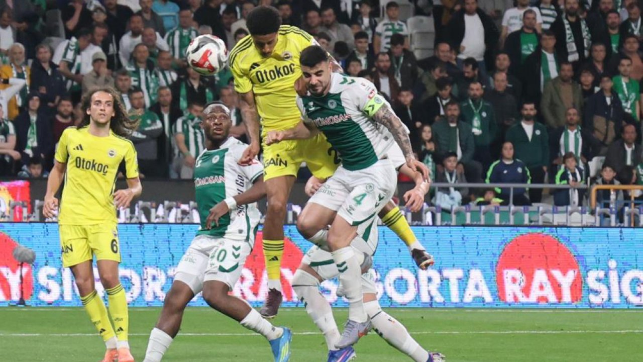 Konyaspor evinde dağıldı! Fenerbahçe Konya’dan üç puanla döndü! Kanarya uçtu, kartal düştü!