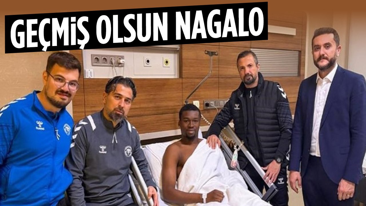 Konyaspor teknik ekibinden Nagalo'ya ziyaret! Ne zaman döneceği belli oldu