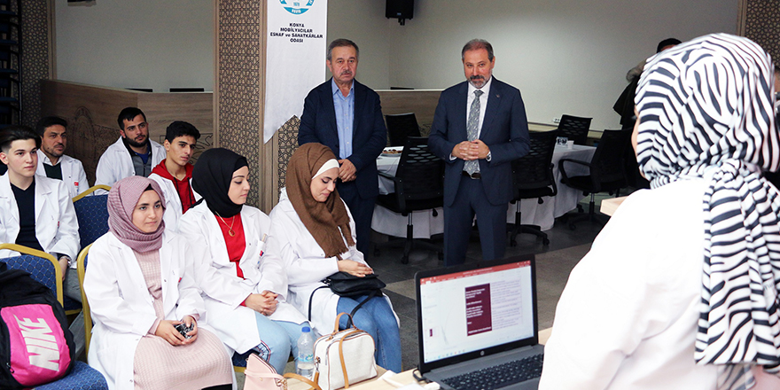 Esnaflara, sanatkarlara ve çalışanlara bilgilendirme toplantısı