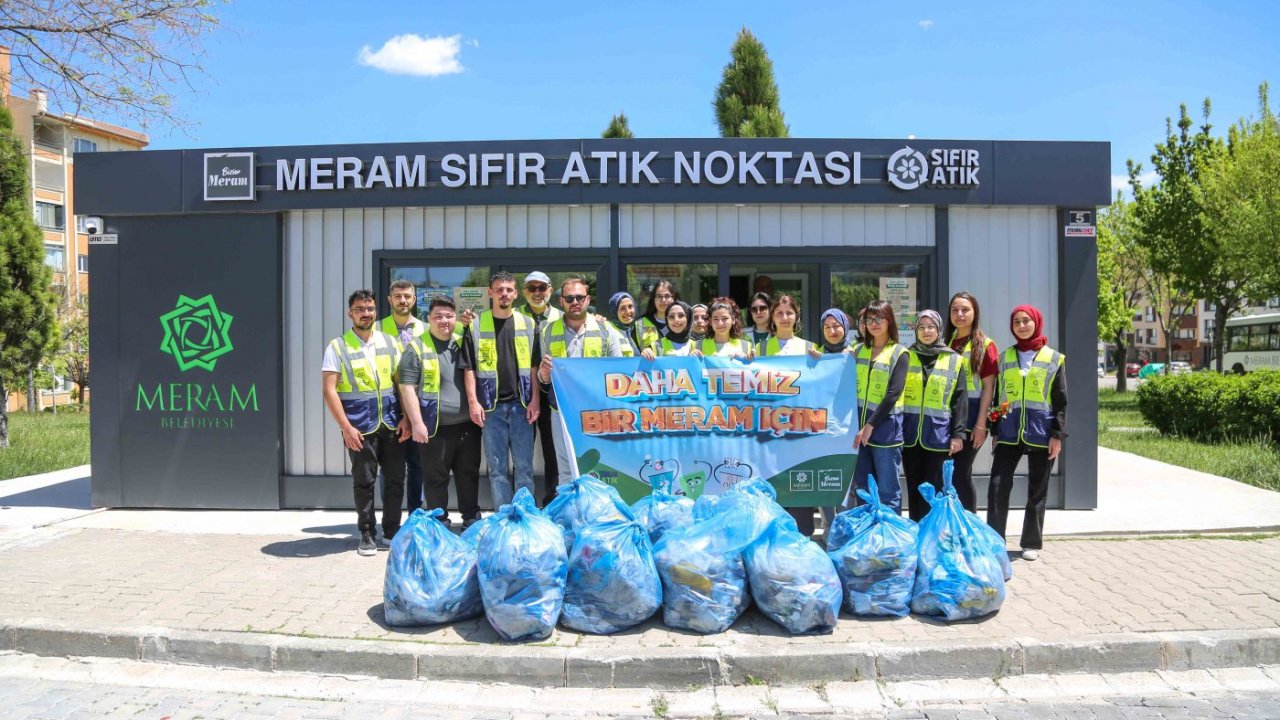 Konya Meram’da Dünya İklim Günü’ne anlamlı dokunuş! Gençlerden çevre için örnek hareket!