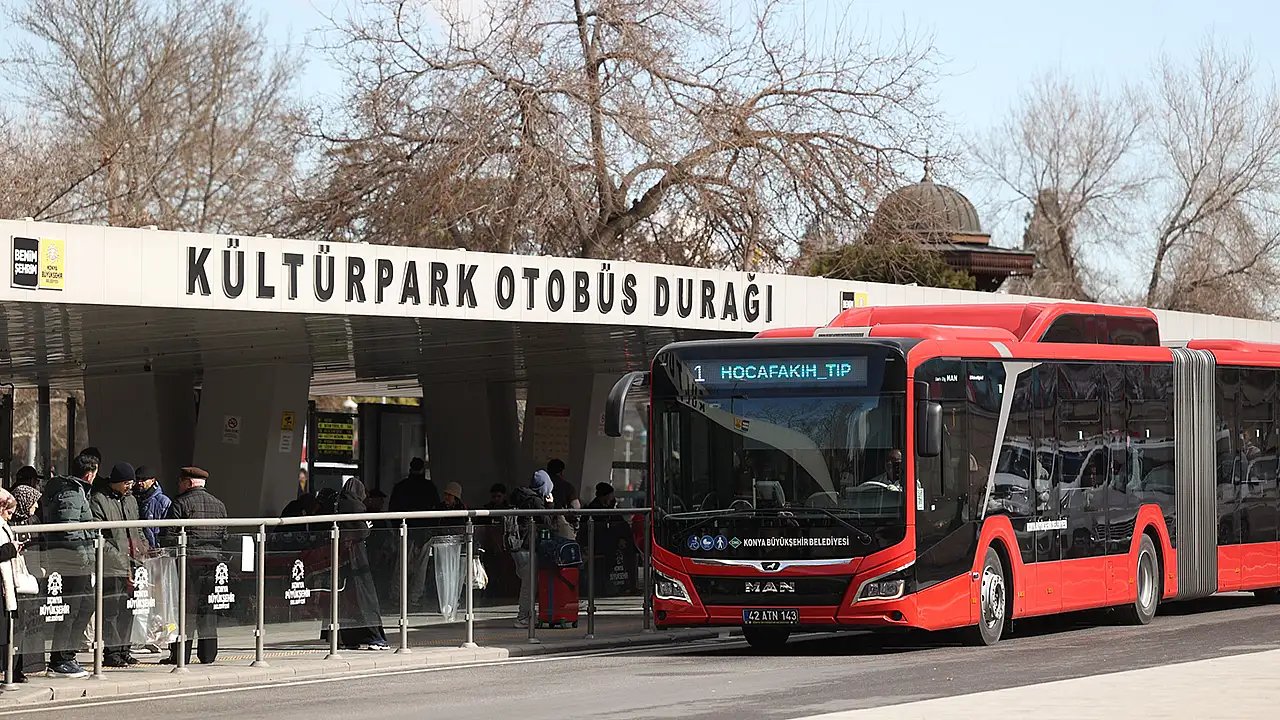 Konya'da toplu ulaşımda Salı gününe dikkat! Cumartesi tarifesi uygulanacak