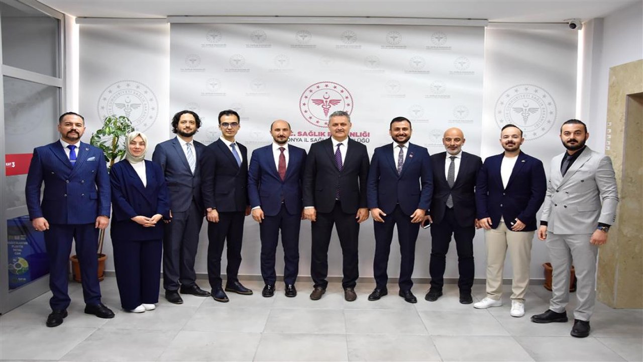 Konya Diş Hekimleri Odası yeni yönetiminden İl Sağlık Müdürlüğü’ne ziyaret!