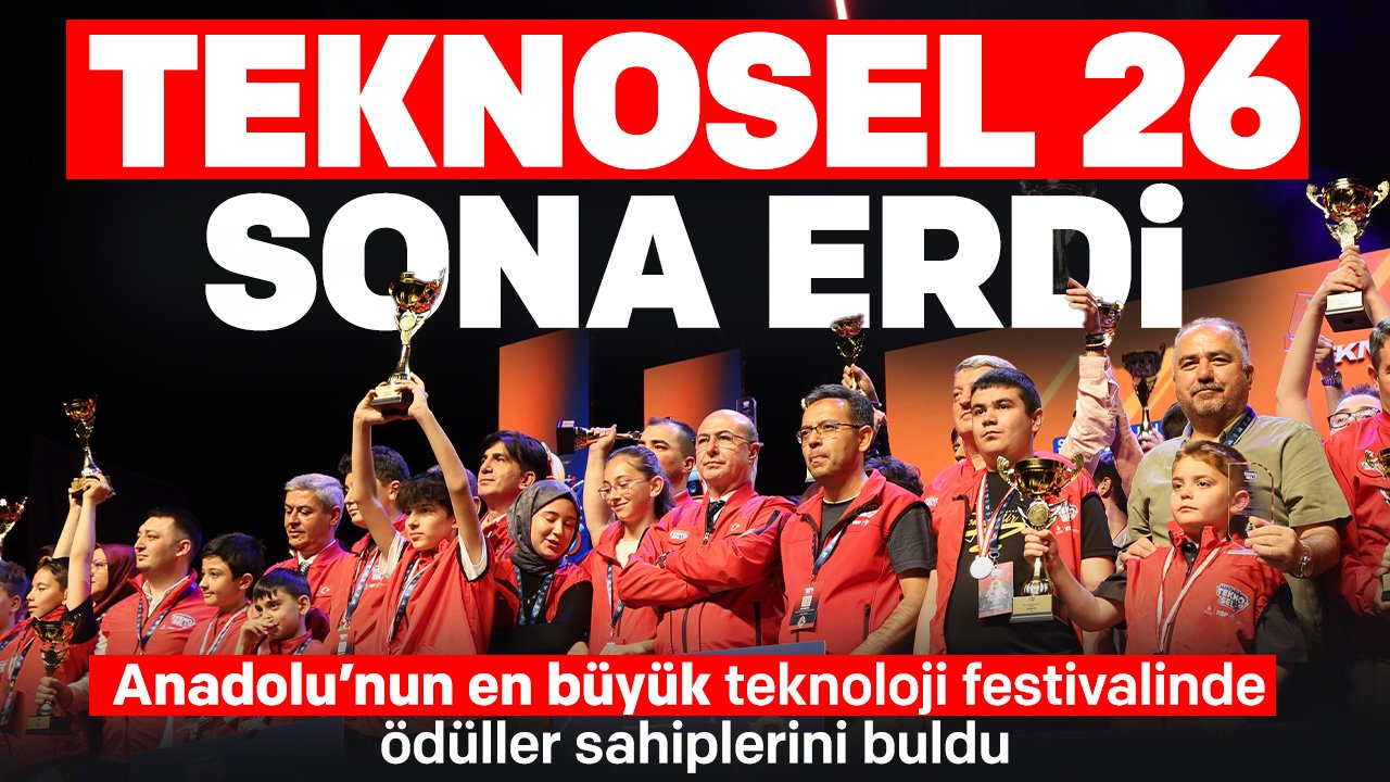 Selçuklu'da düzenlenen Anadolu'nun en büyük teknoloji festivalinde ödüller sahibini buldu! TEKNOSEL 26 tamamlandı
