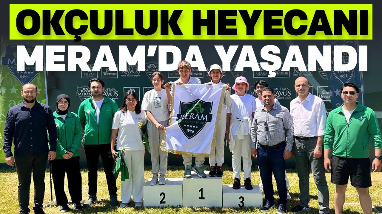 Okçuluğun kalbi Meram'da attı: 19 Mayıs İl Şampiyonluğu nefes kesti