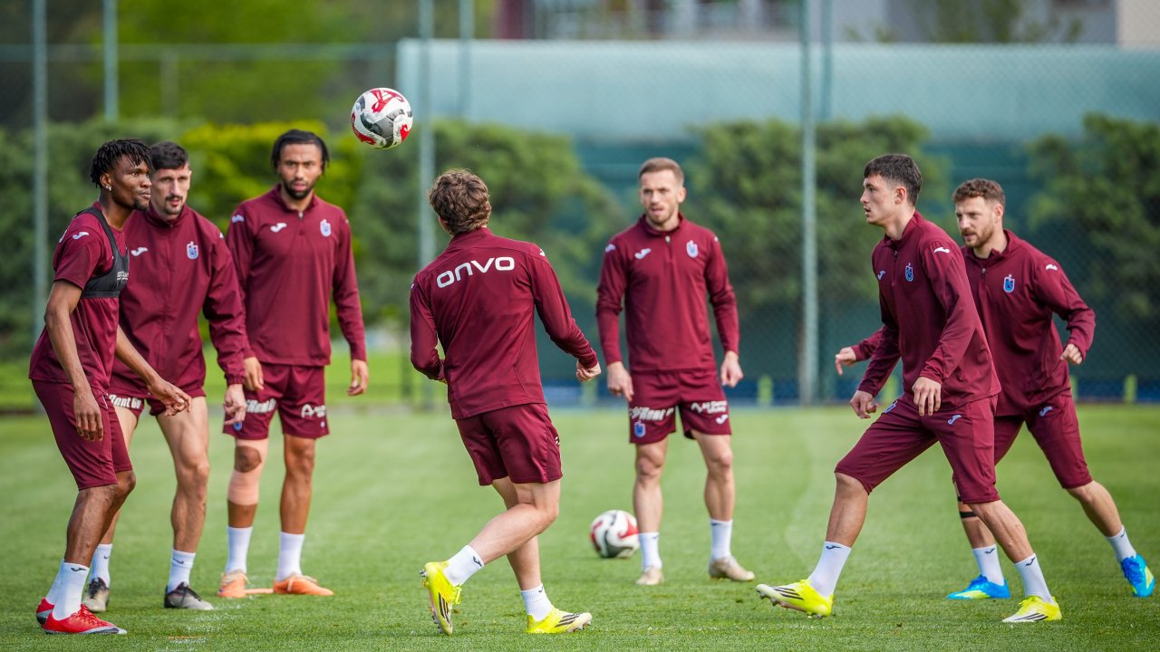 Trabzonspor, Konyaspor ile oynayacağı kupa finali hazırlıklarına başladı