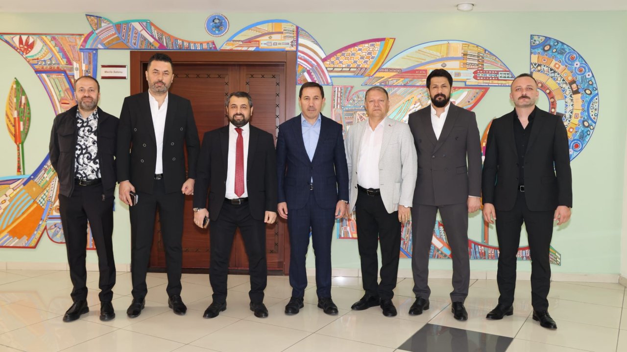 Konya Emlakçılar Odası'ndan Başkan Hasan Kılca'ya ziyaret