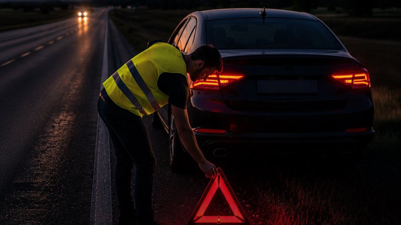 Gece yolda kalan sürücülere hayati uyarı: Görünür olmak kazaları önleyebilir