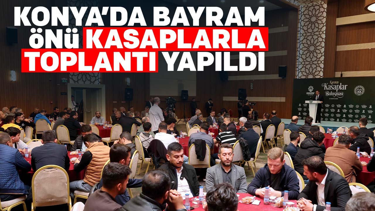 Karatay Belediyesi, Kurban Bayramı öncesi kasaplarla koordinasyon toplantısı düzenledi