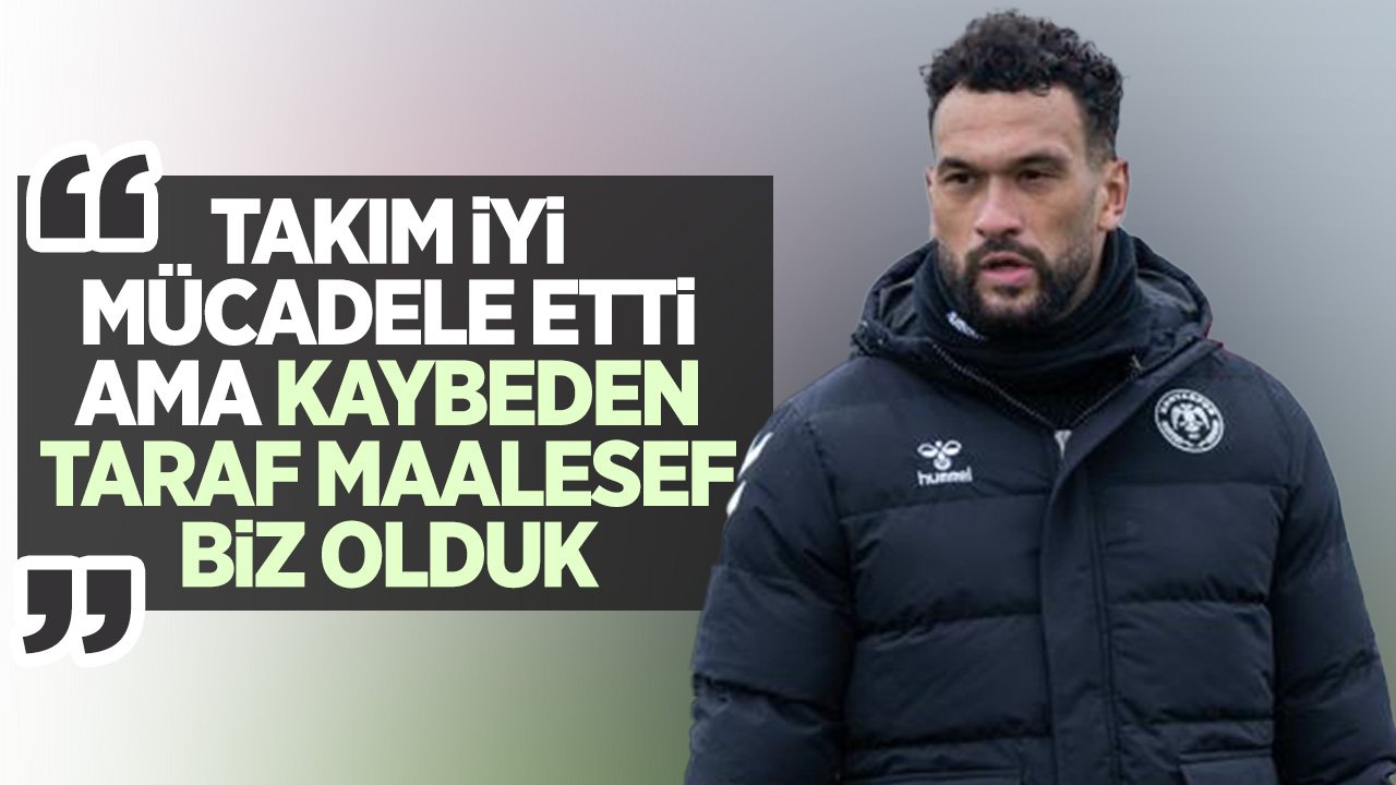 Konyaspor'da Steven Caulker'den mağlubiyet sözleri