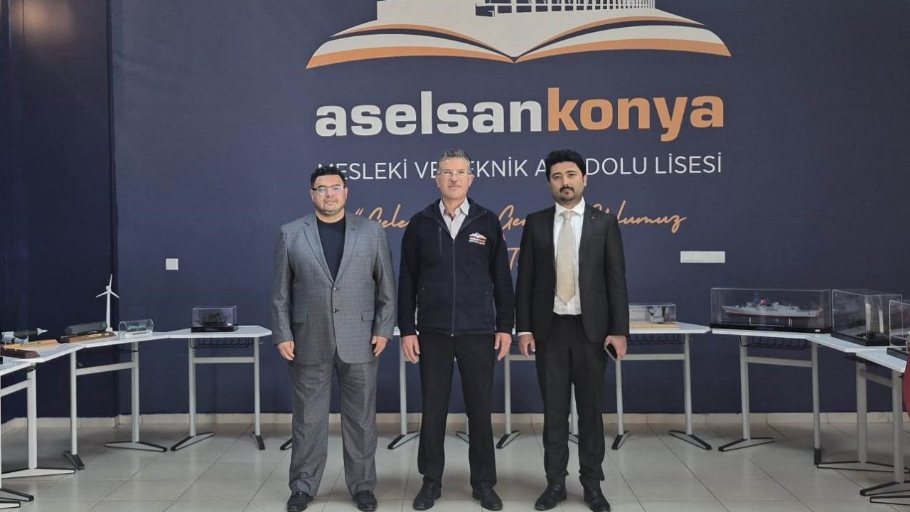KSGKD’ den, Aselsan Konya lisesine ziyaret