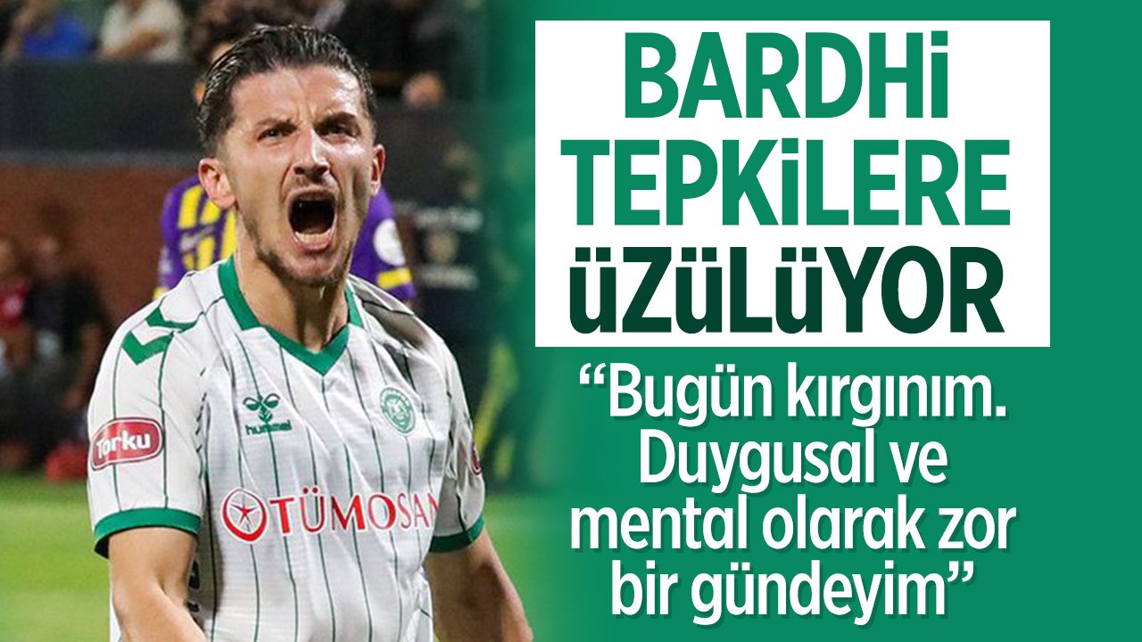 Konyasporlu Bardhi kaçan penaltı sonrası gelen tepkilere kırgın