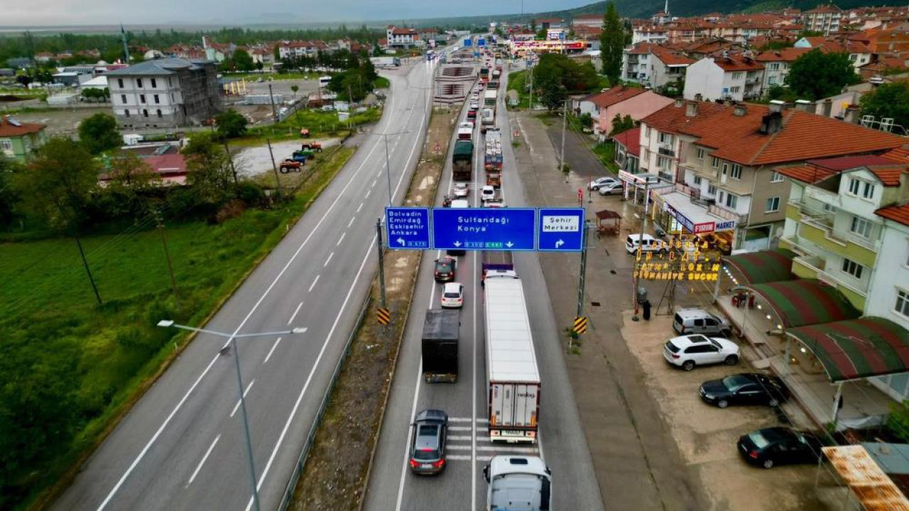 Konya çıkışı tamamen kilitlendi
