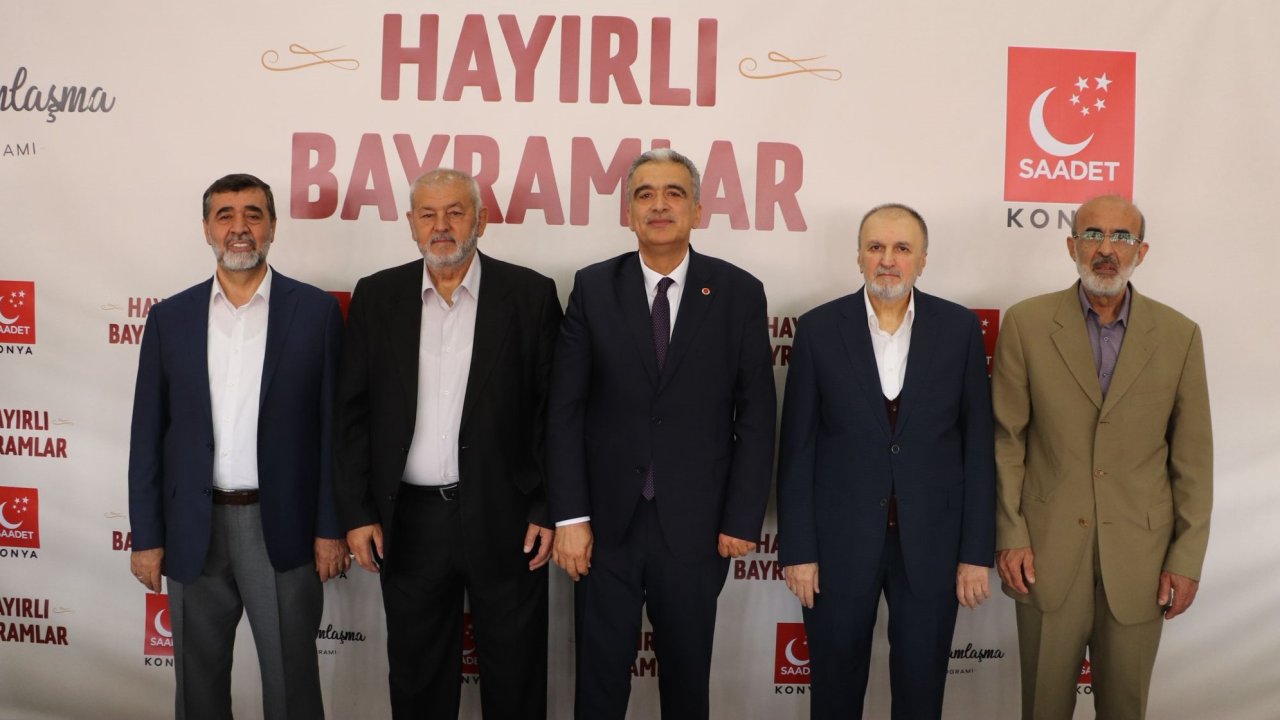 Saadet Partisi Konya Bayramlaştı