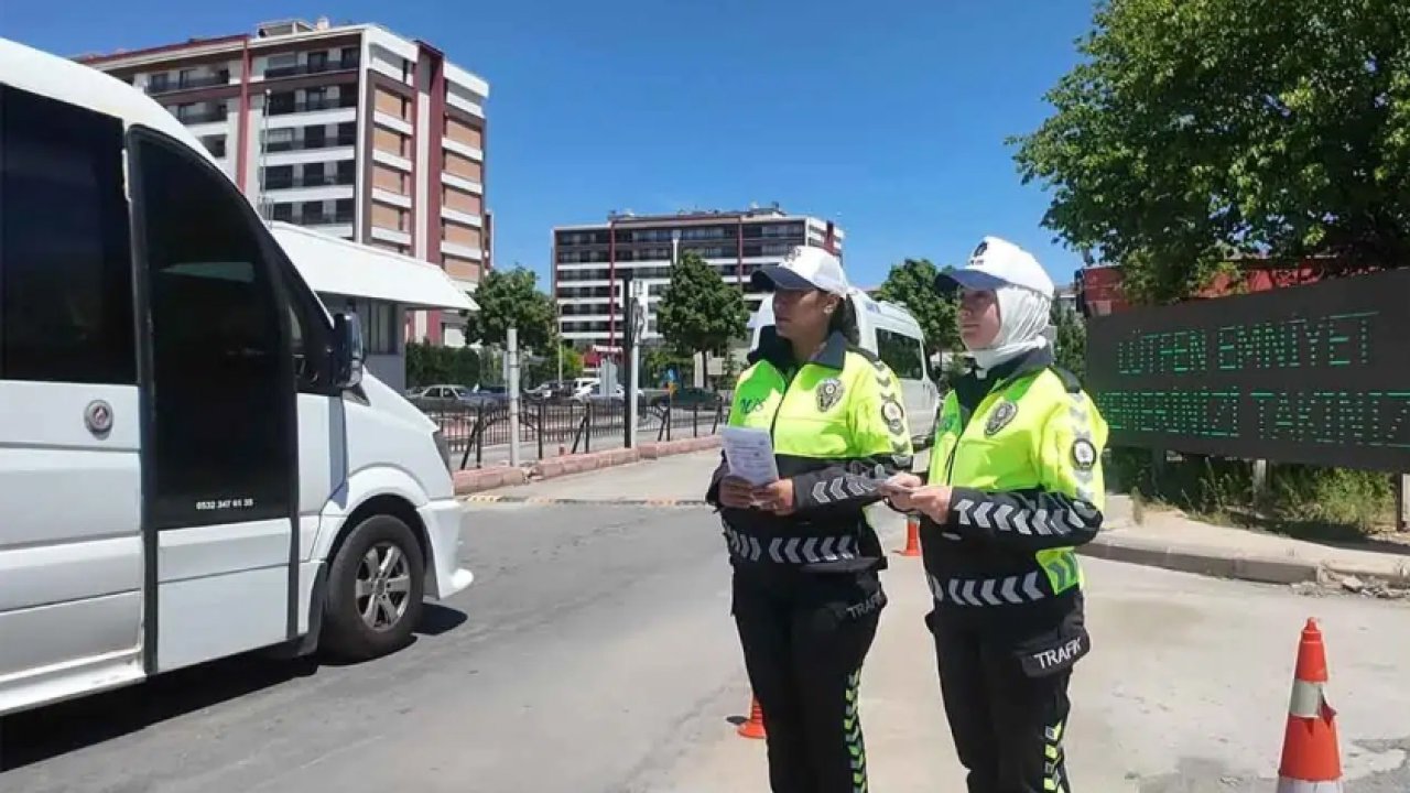 Konya’da bayram trafiğinde dikkat çeken tanıtım! Tek dokunuşla yardım mümkün