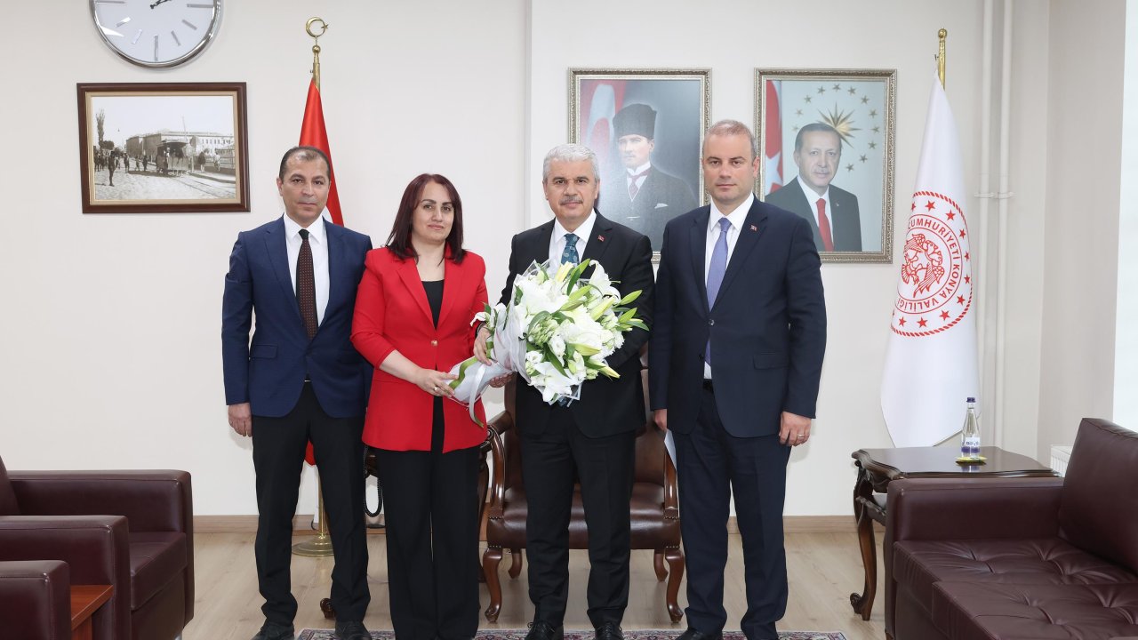 Çevre Haftası kapsamında Vali Akın’a ziyaret! Konya’nın çevre hedefleri konuşuldu!