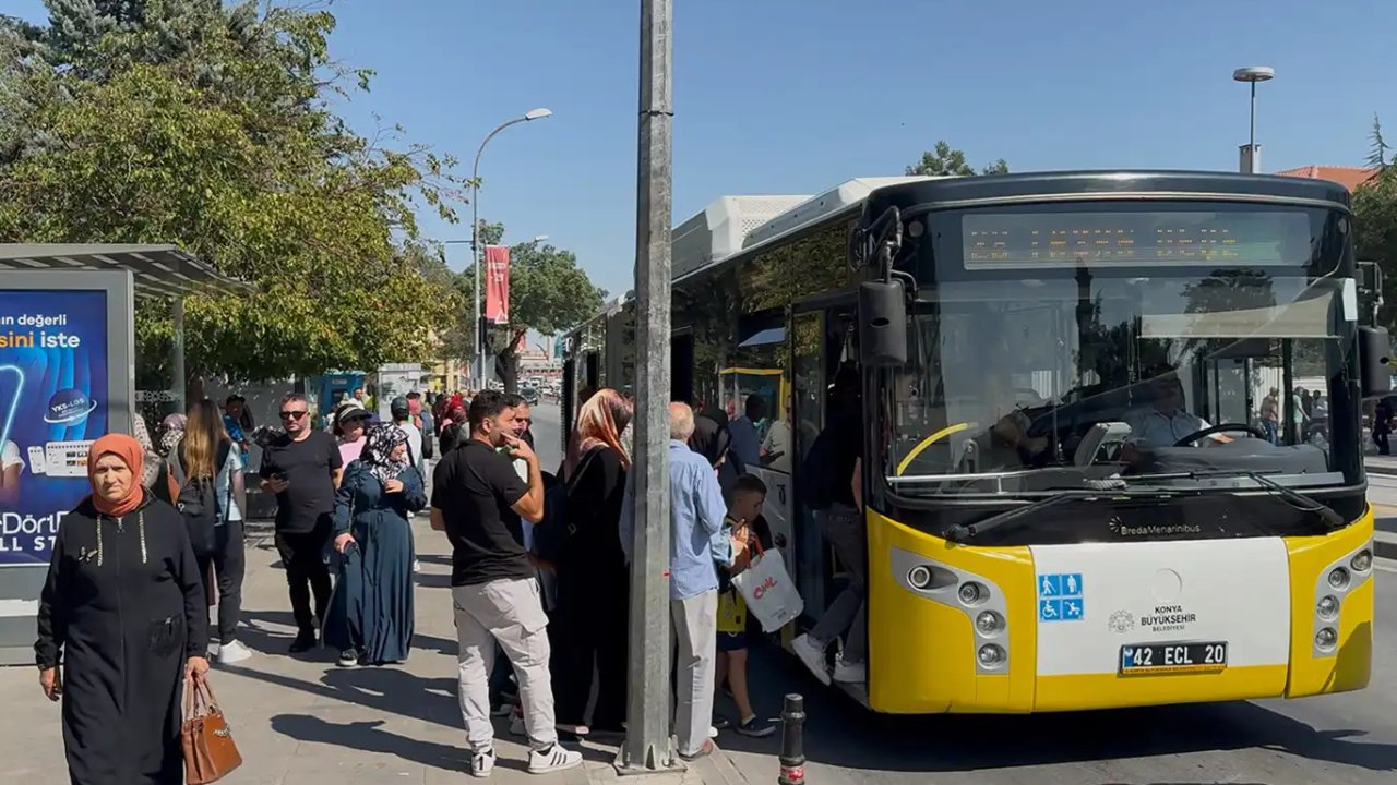 Konya’da toplu ulaşımda geçici düzenleme: O hatlarda değişikliğe gidildi