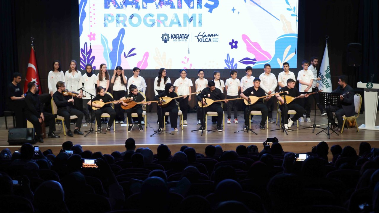 Karatay'da gençlerin kültür ve sanat eğitimine muhteşem final!