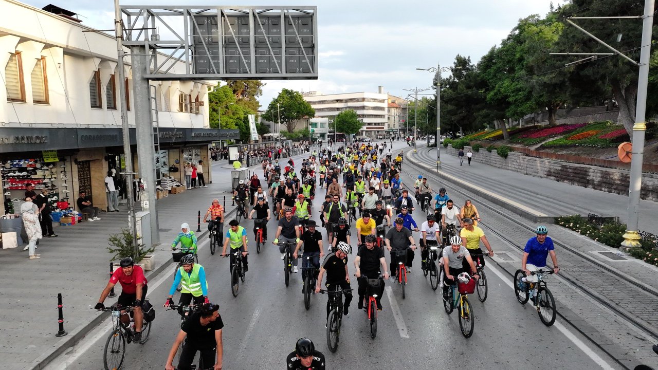 Konya'da tarihi gün! 31 ilçede aynı anda pedal çevrildi!