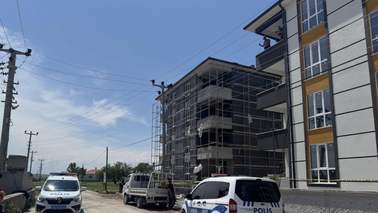 Konya’da inşaatta dehşet: Akıma kapılan işçi 4’üncü kattan düştü
