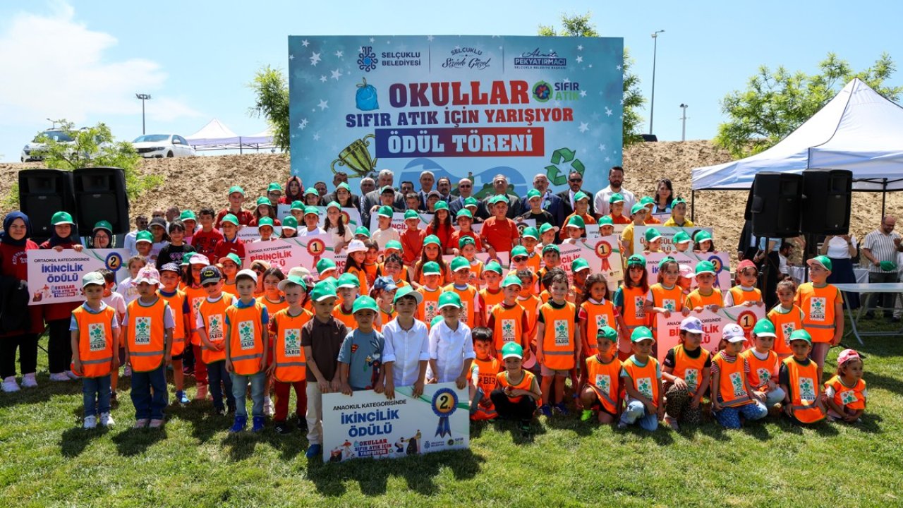 Selçuklu Belediyesi’nden Dünya Çevre Günü’nde Anlamlı Etkinlik!  Sıfır Atık Bilinci Ödüllendirildi