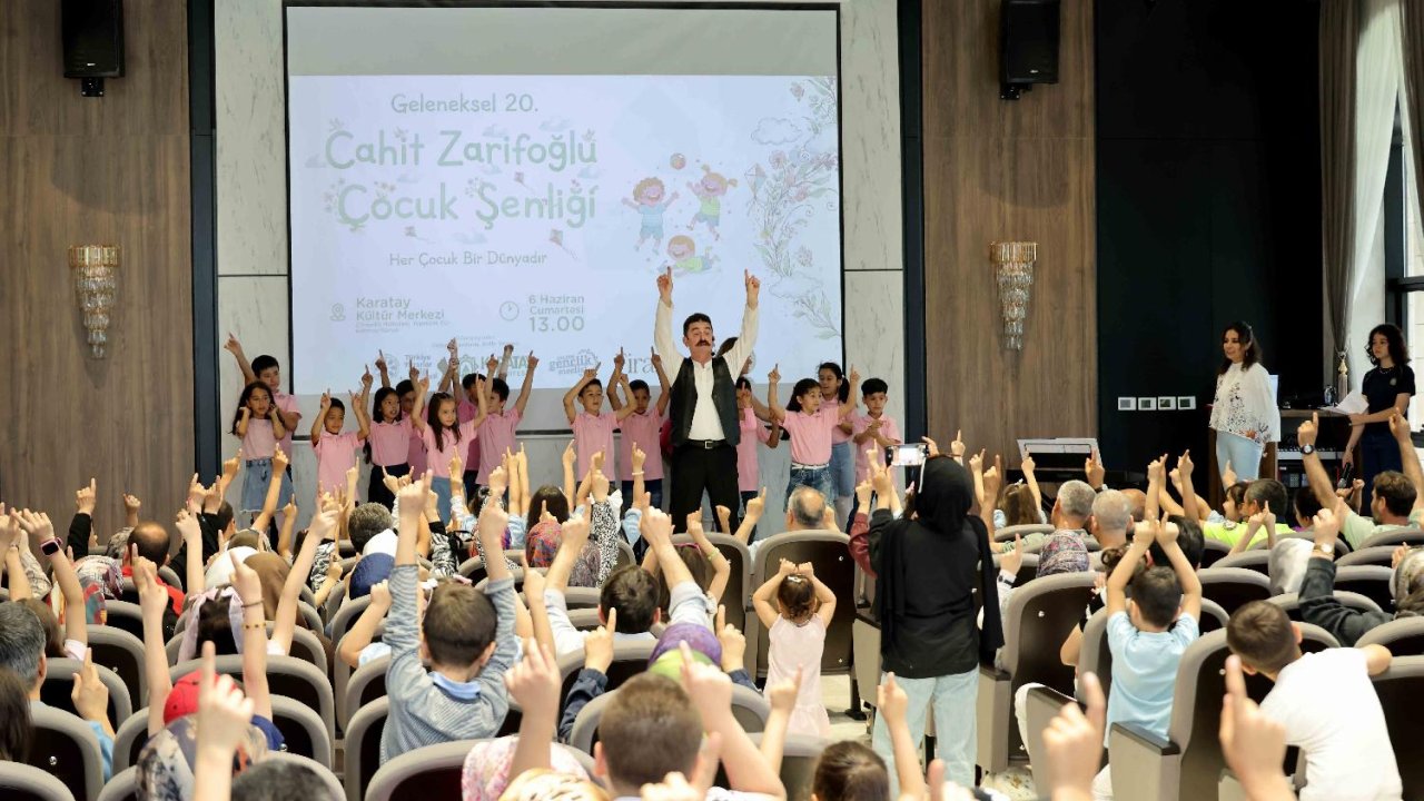 Karatay’da Cahit Zarifoğlu coşkusu! Binlerce çocuk şenlikte buluştu!