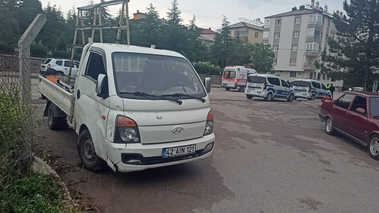 Konya'da trafik kazası: 2 yaralı!