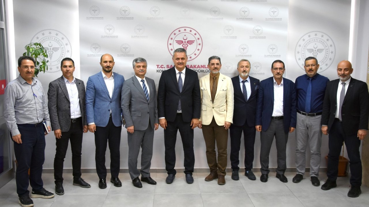 Konya Tabip Odası, İl Sağlık Müdürlüğünü Ziyaret Etti