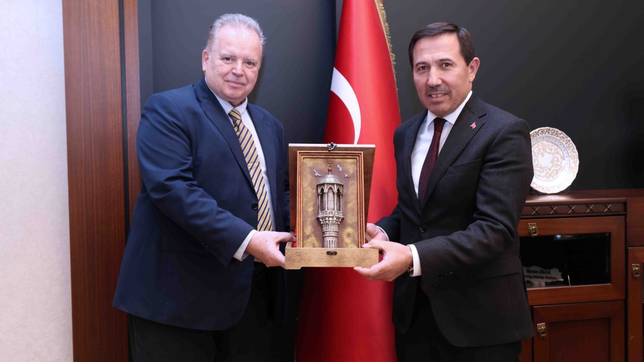 Misafirler Hırvatistan'dan! Başkan Hasan Kılca, Büyükelçi Cvıtanovıc’ı Karatay’da Ağırladı