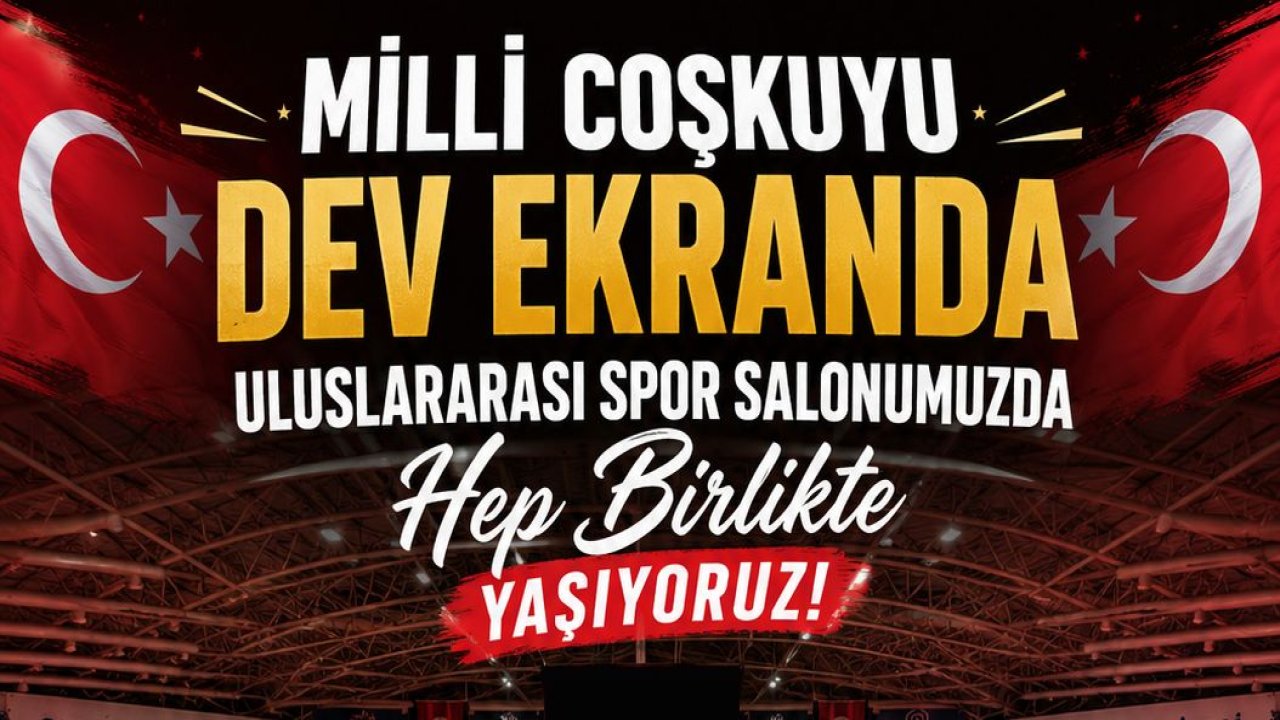 Konya’da futbol şöleni! Türkiye-Avustralya karşılaşması dev ekranda yayınlanacak!