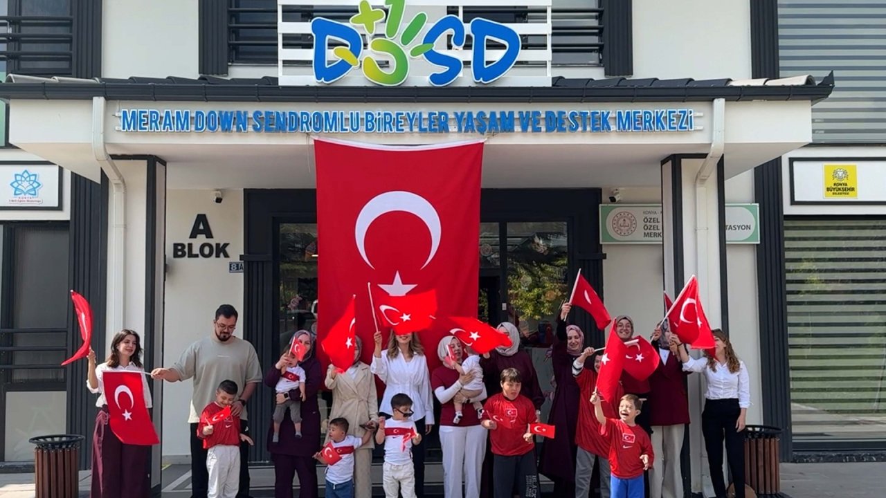 DOSD Meram'ın Özel Yüreklerinden Milli Takım'a Anlamlı Destek