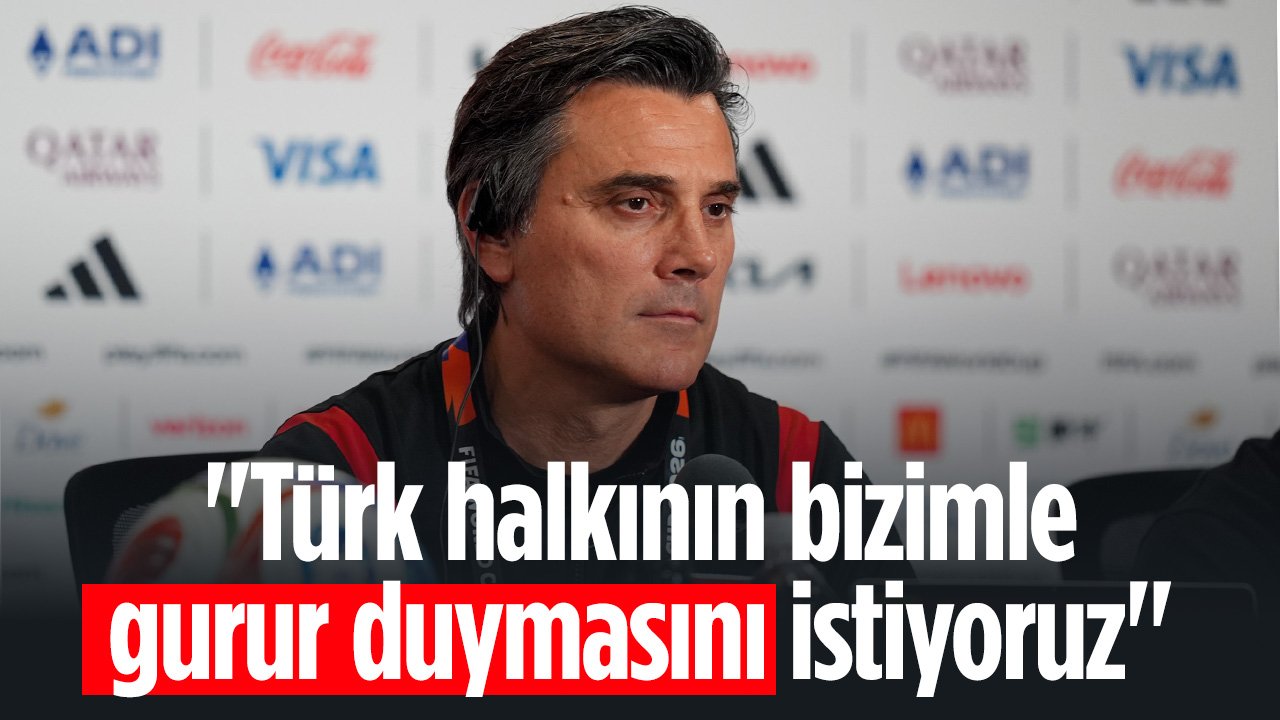 A Milli Takım Teknik Direktörü Montella: "İlk maç önemlidir"