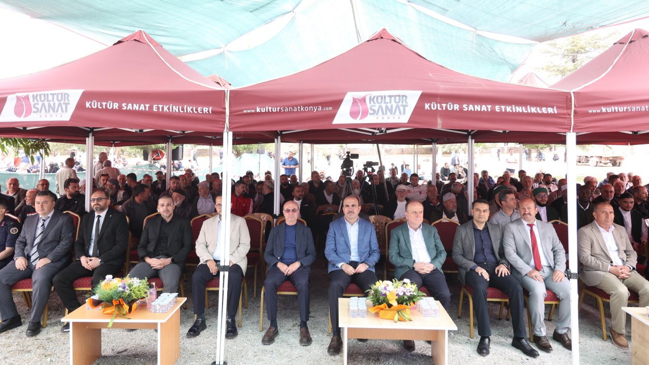 Konya'da Ladikli Ahmet Hüdai'ye vefa: 57 yıl sonra binlerce kişiyi buluşturan anma