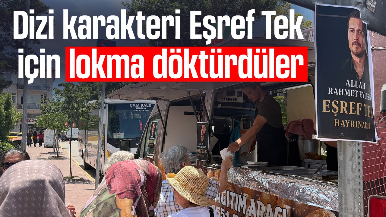 "Eşref Tek" için lokma hayrı yaptılar: Görenler gözlerine inanamadı
