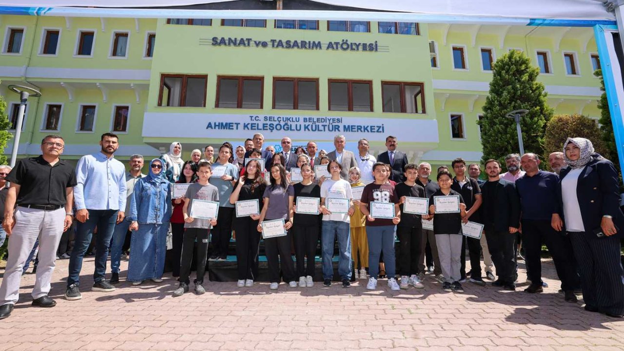 Selçuklu’da sanat rüzgârı! 8 bin 264 kişinin eseri görücüye çıktı!