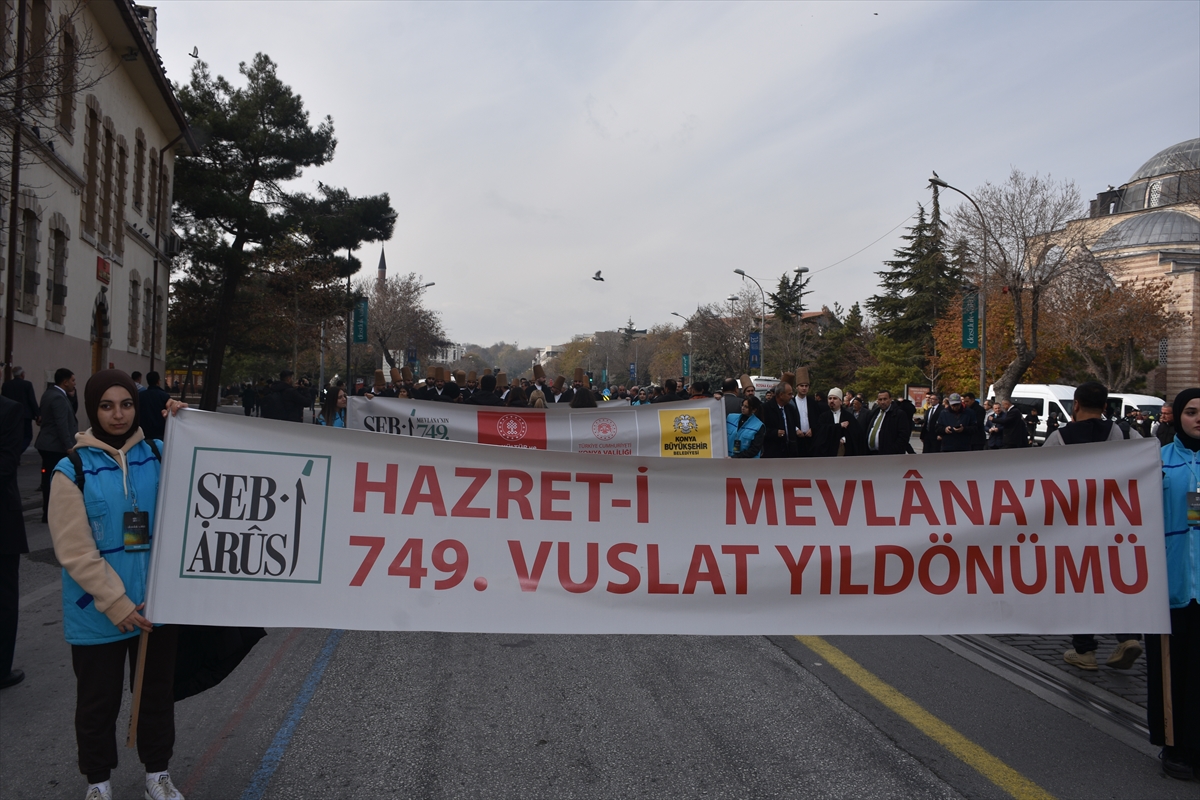 Hazreti Mevlana'nın 749. Vuslat Yıl Dönümü Uluslararası Anma Törenleri başladı