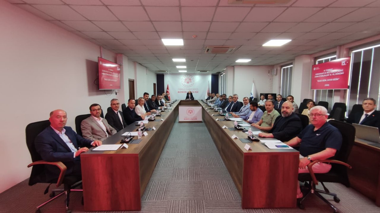 Konya'da 15 Temmuz Anma Etkinlikleri İçin Hazırlıklar Başladı