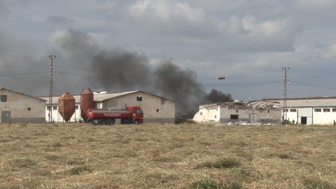 Karatay'da korku dolu anlar: Havai fişek deposunda yangın
