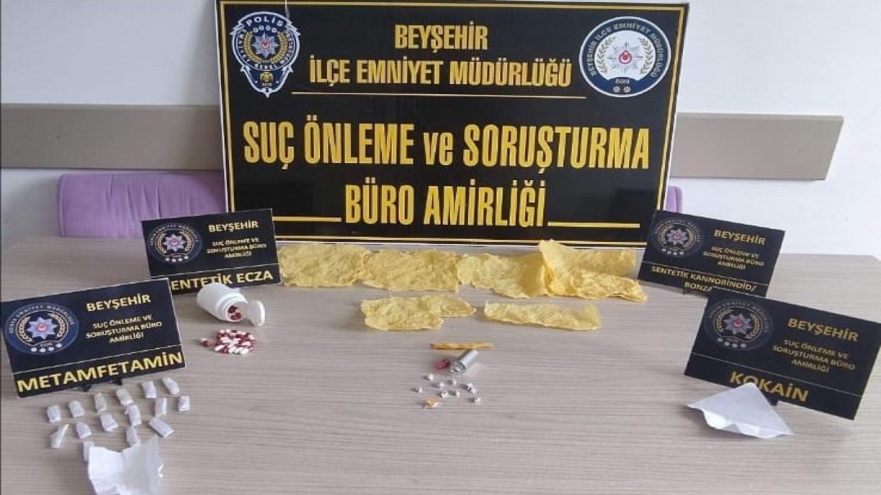 Konya'da polis ekiplerinden zehir tacirlerine geçit yok!