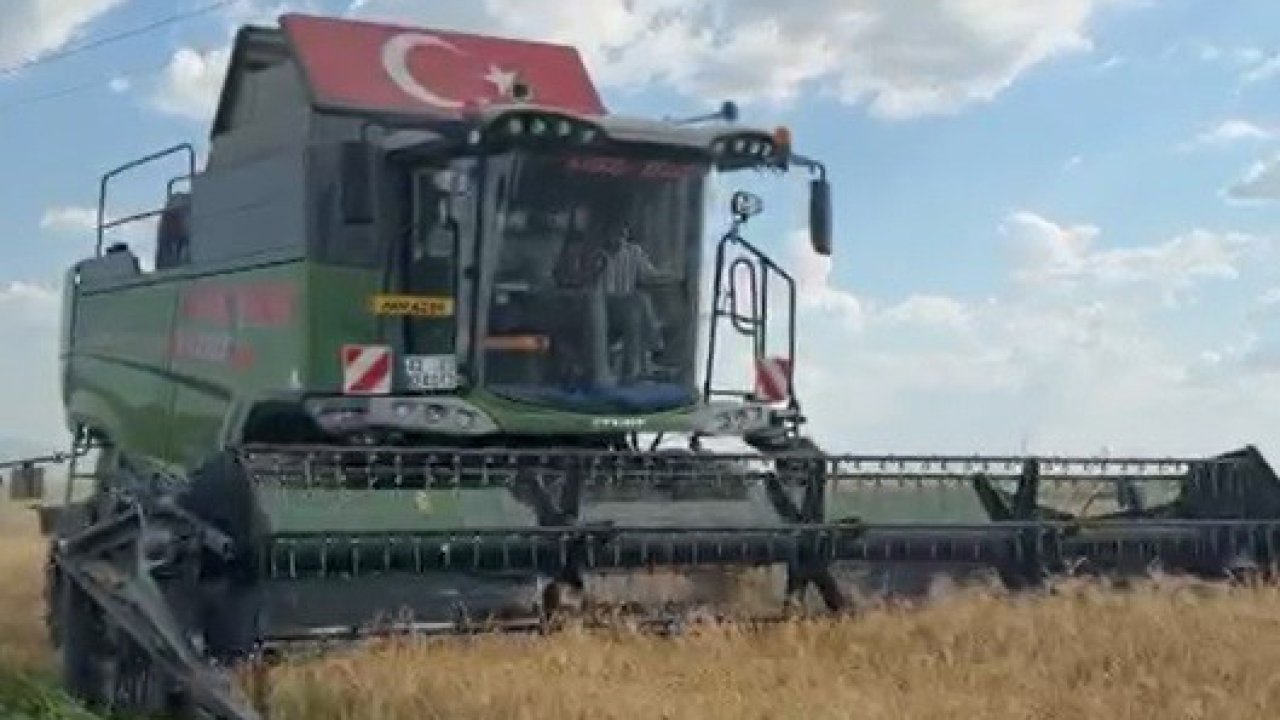 Konya Ovası'nda hasat sevinci: Verim üreticiyi güldürdü