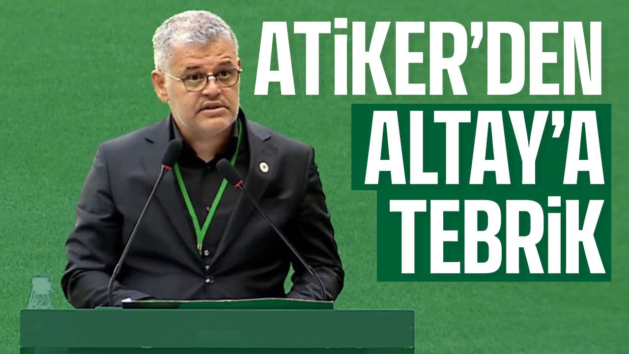 Konyaspor Başkanı Ömer Atiker'den UCLG Başkanı seçilen Altay'a tebrik