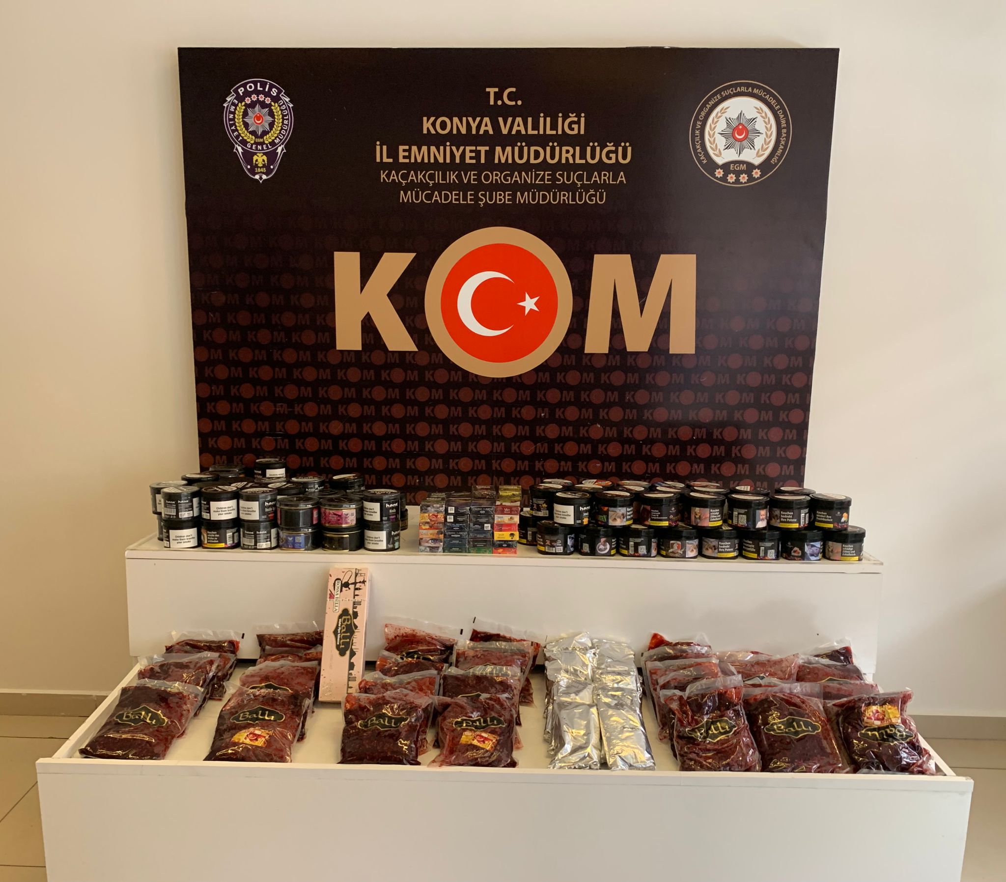 Konya Polisinden Kaçakçılara Darbe!