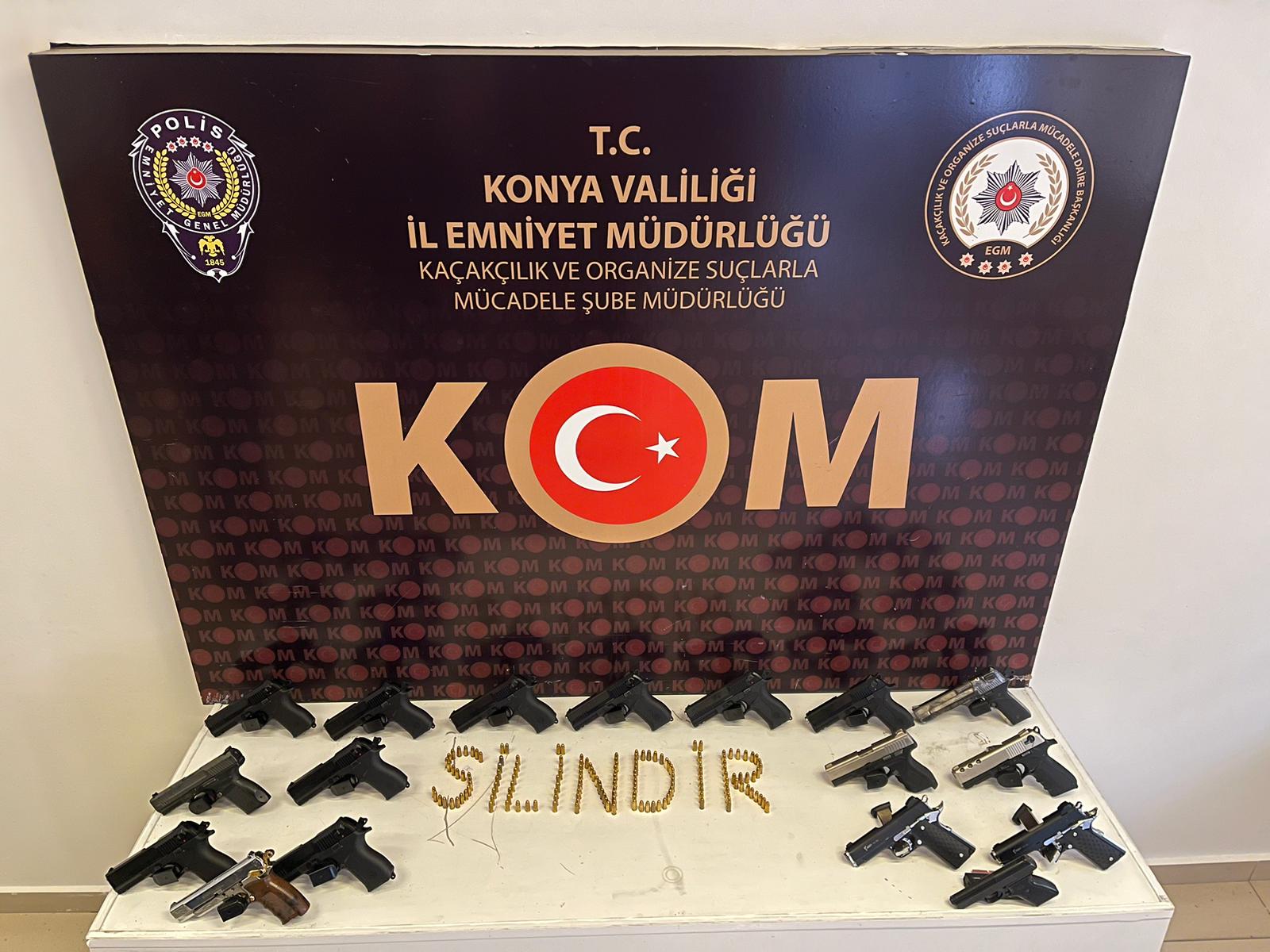 Konya’da 'Silindir' Operasyonu Kapsamında 4 Kişi Gözaltına Alındı