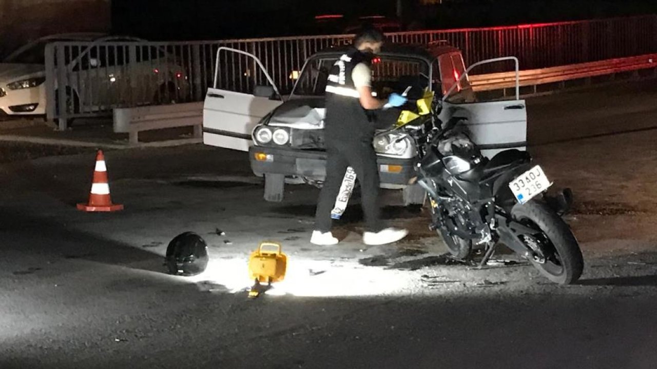 Konya'da üst geçit çıkışında korkutan kaza!