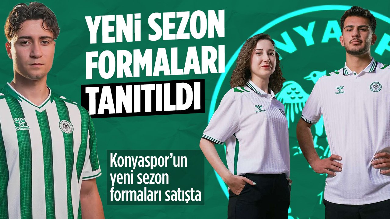 Konyaspor'un yeni sezon formaları satışa sunuldu