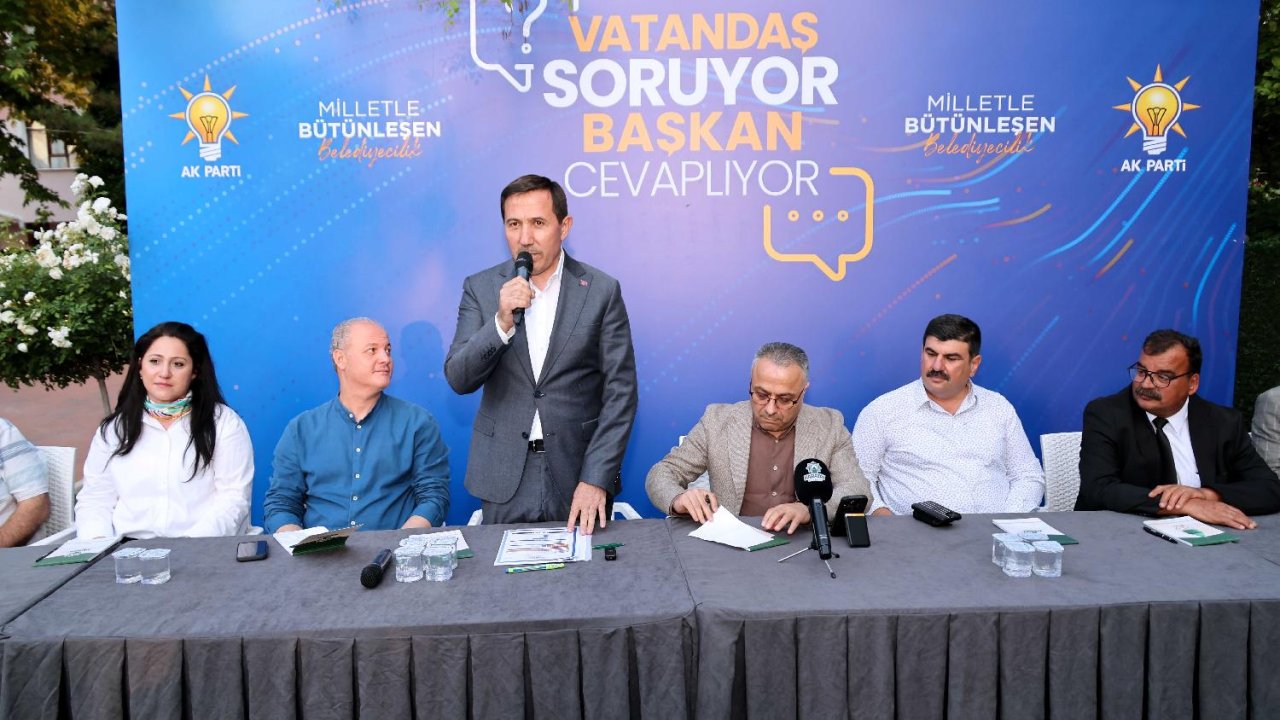 Başkan Kılca'dan şeffaf yönetim mesajı! Vatandaşlarla buluşup soruları yanıtladı!