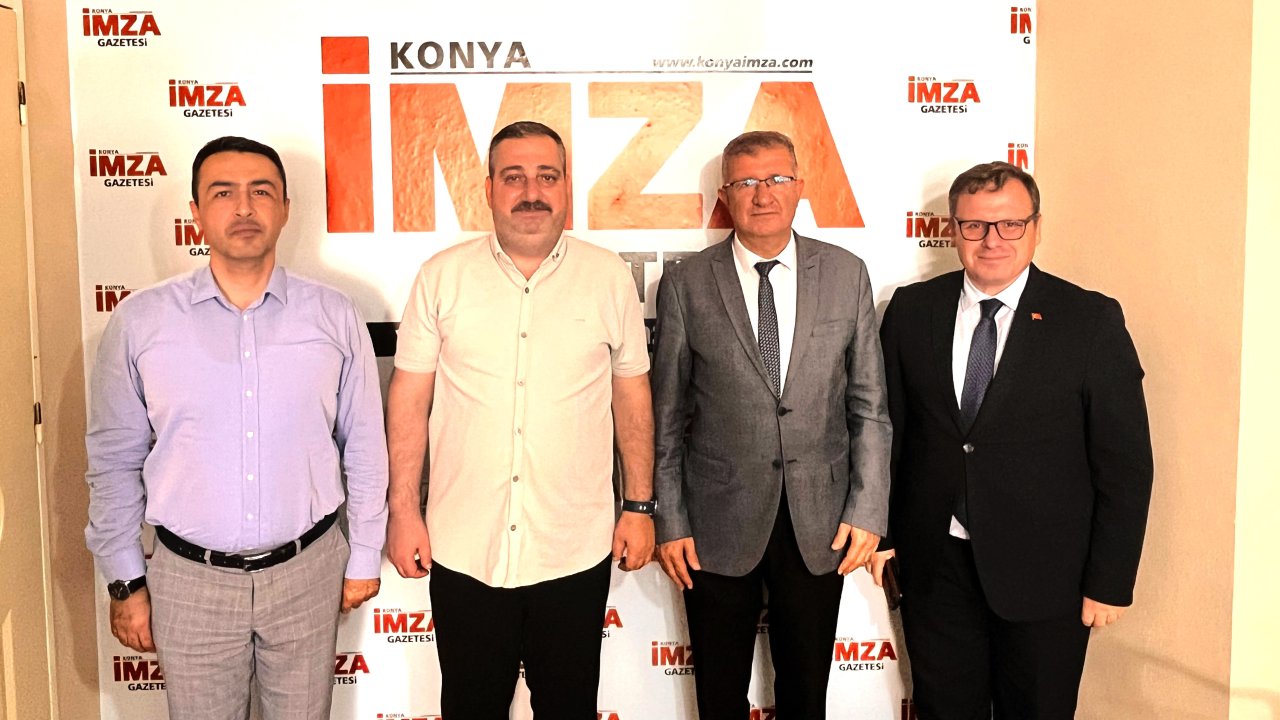 İletişim Başkanlığı ve BİK’ten Konya İmza Gazetesi’ne Ziyaret