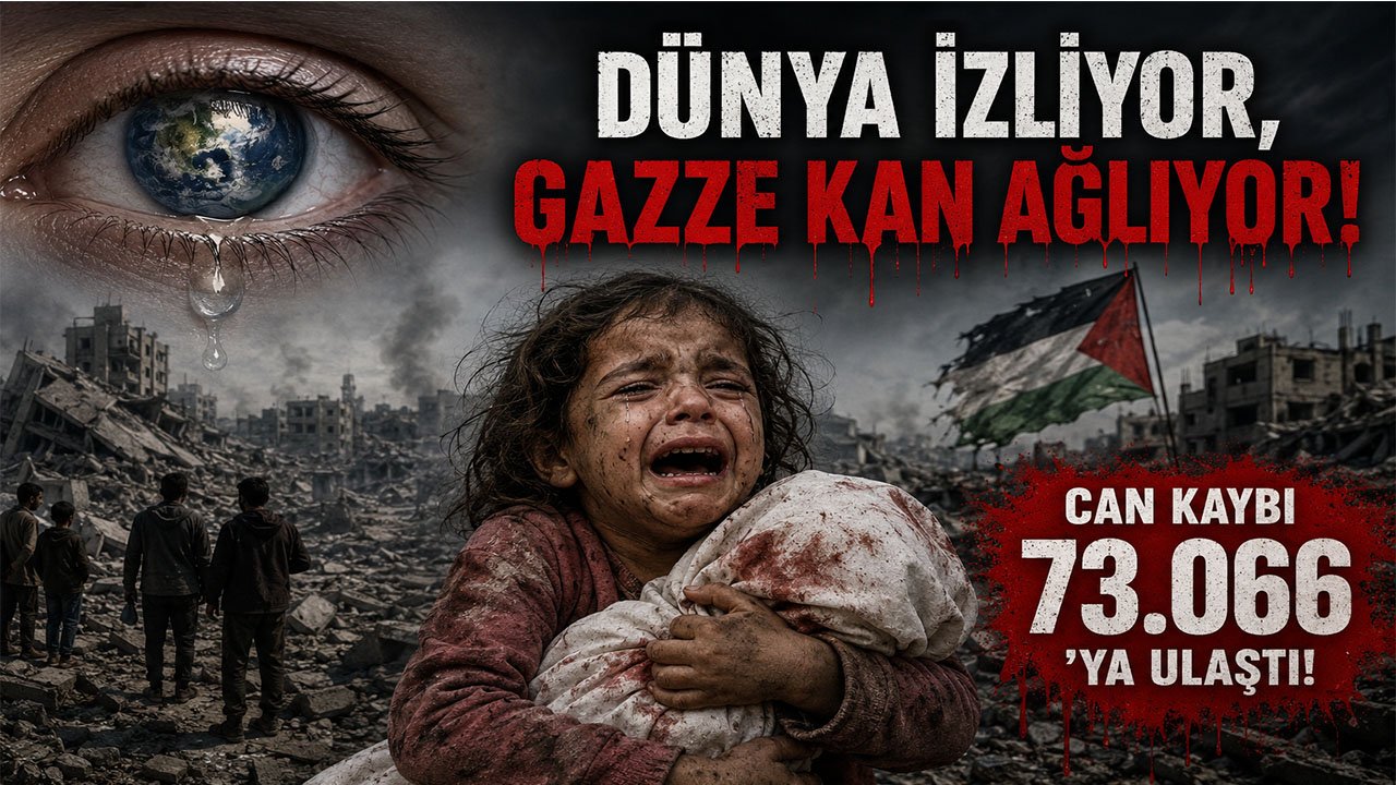 Dünya izliyor, Gazze kan ağlıyor: Can kaybı 73 bin 66'ya ulaştı!