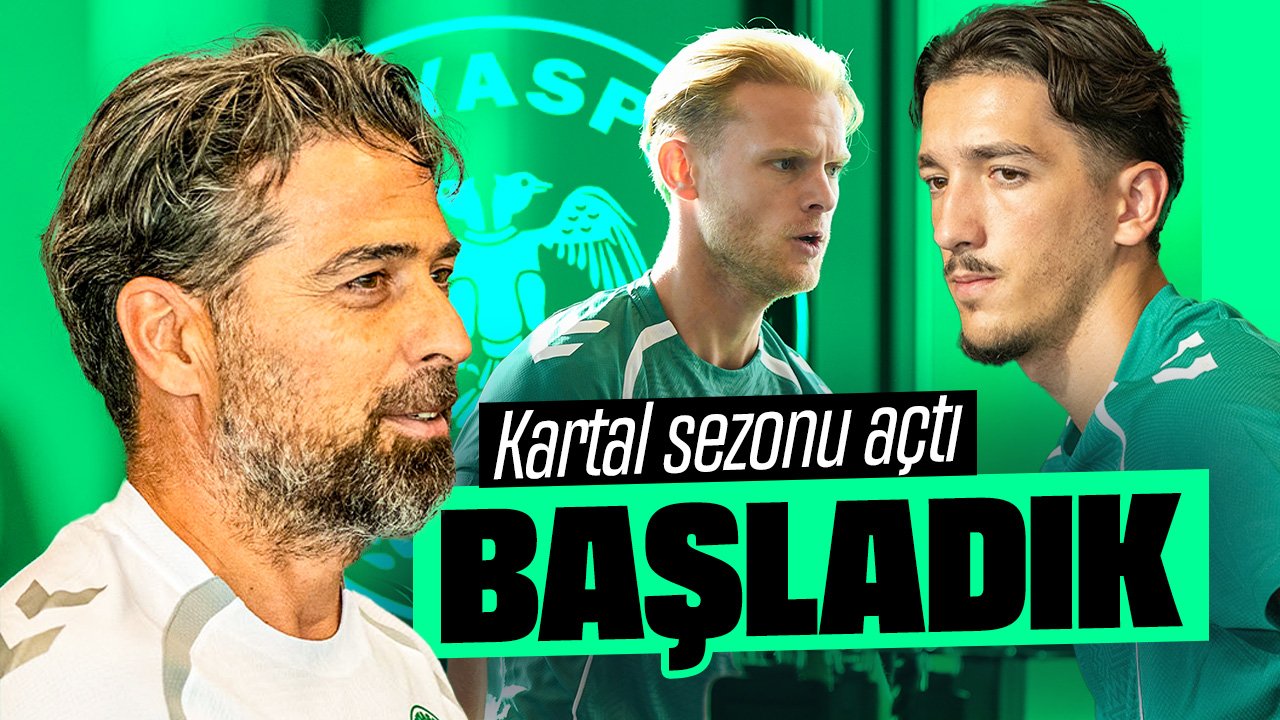 Konyaspor yeni sezonun ilk antrenmanını yaptı