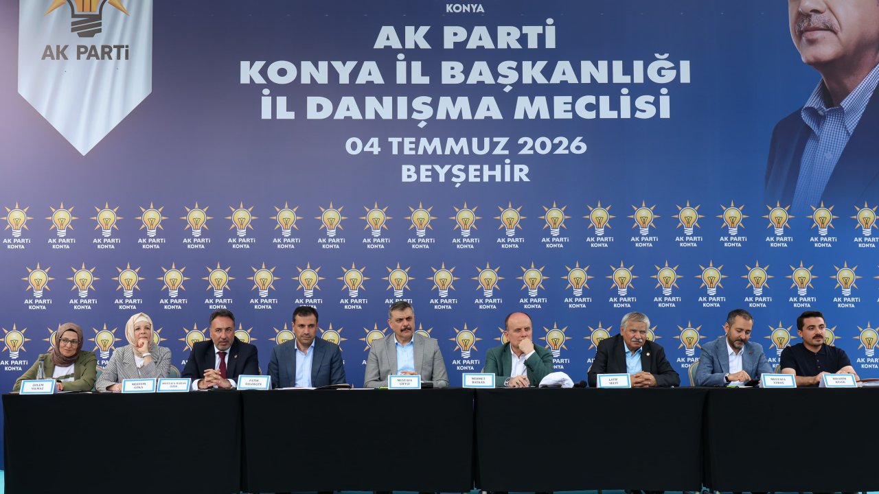 Bakan Çiftçi Konya'da teşkilatla buluştu! AK Parti Danışma Meclisinde önemli değerlendirmeler!