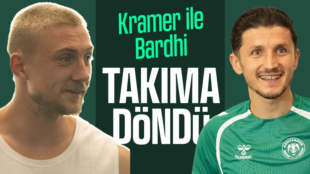 Konyaspor'da Kramer ile Bardhi takıma geri döndü